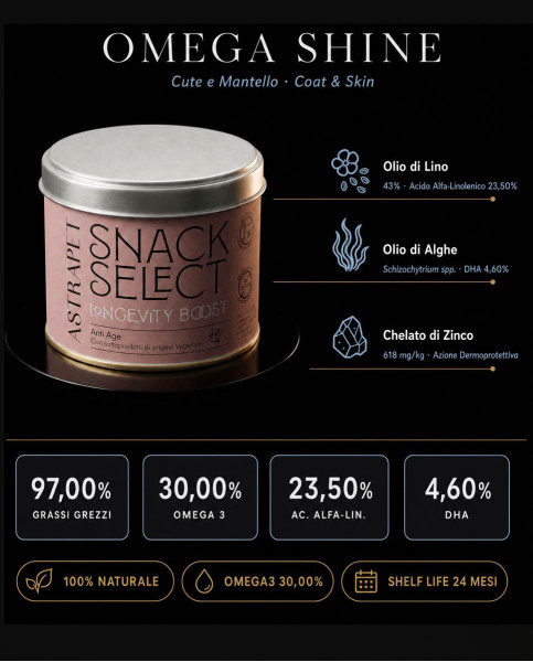 Longevity Boost | Snack Anti Age Naturale per Cani